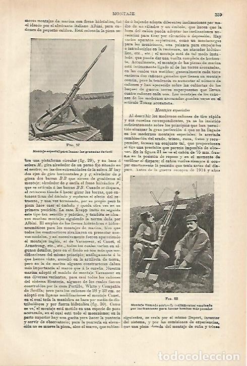 Otros art&iacute;culos de coleccionismo en papel: LAMINA ESPASA 27944: Lanzabombas de Francia - Varios