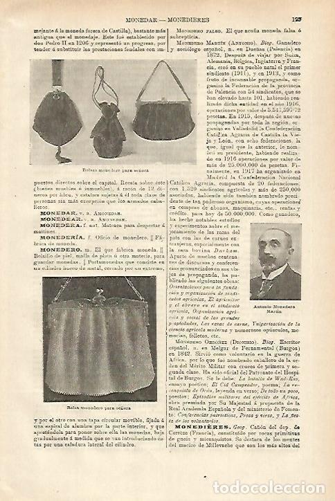 Otros art&iacute;culos de coleccionismo en papel: LAMINA ESPASA 27906: Monederos femeninos - Varios