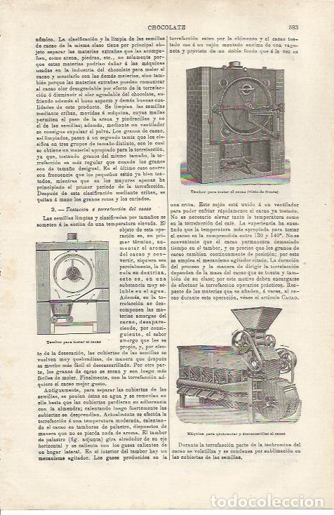 Otros art&iacute;culos de coleccionismo en papel: LAMINA ESPASA 34802: Tambor para tostar el cacao - Varios
