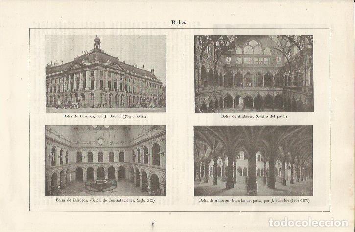 Otros art&iacute;culos de coleccionismo en papel: LAMINA ESPASA 34639: Bolsas de Burdeos y Amberes - Varios