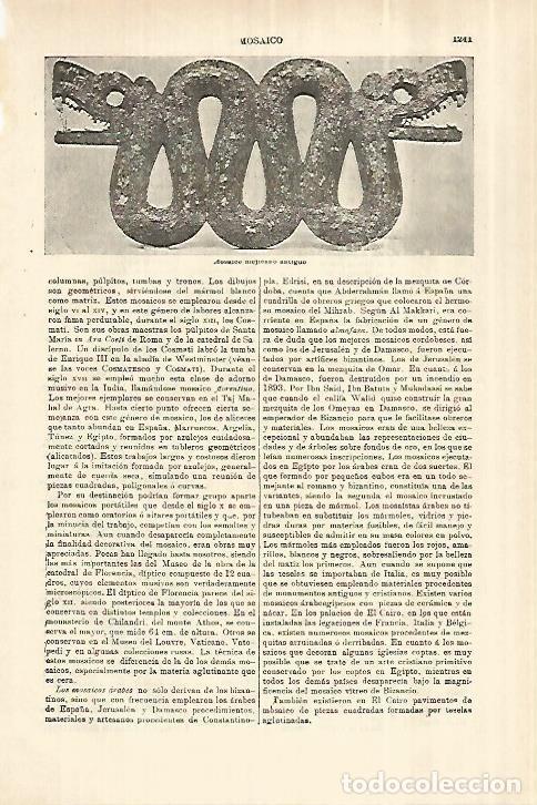 Otros art&iacute;culos de coleccionismo en papel: LAMINA ESPASA 28141: Mosaico precolombino de Mexico - Varios