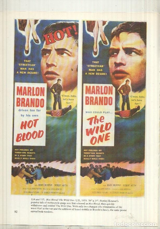 Otros art&iacute;culos de coleccionismo en papel: Lamina 38 The movie Poster Book: Marlon Brando y en trasera SuperMan