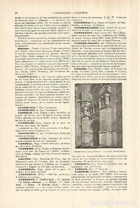 Otros art&iacute;culos de coleccionismo en papel: LAMINA ESPASA 28203: Iglesia de Candes Francia - Varios