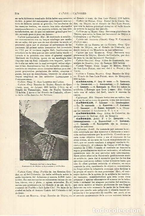 Otros art&iacute;culos de coleccionismo en papel: LAMINA ESPASA 28251: Viaducto del Ca&ntilde;on de la Mano Mexico - Varios