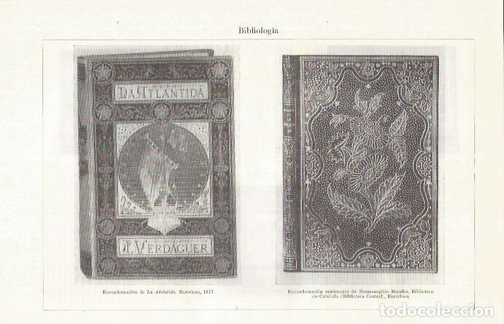 Otros art&iacute;culos de coleccionismo en papel: LAMINA ESPASA 35775: Edicion de La Antartida de Verdaguer de 1877 - Varios