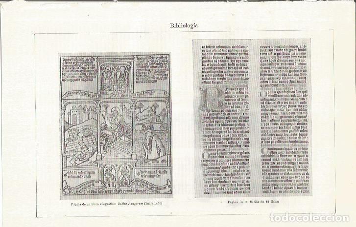 Otros art&iacute;culos de coleccionismo en papel: LAMINA ESPASA 35762: Biblia Pauporum - Varios