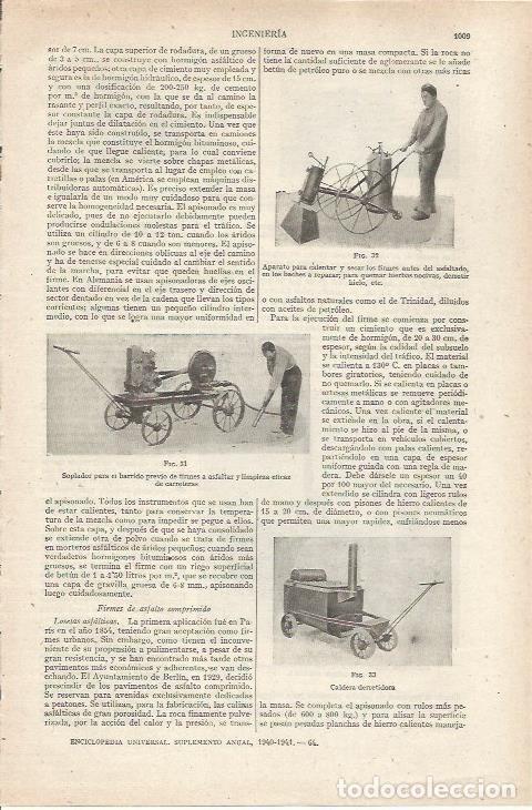 Otros art&iacute;culos de coleccionismo en papel: LAMINA ESPASA 35338: Soplador y caldera - Varios