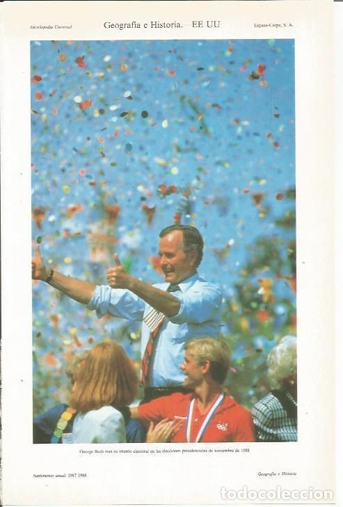 Otros art&iacute;culos de coleccionismo en papel: LAMINA ESPASA 35406: George Bush - Varios