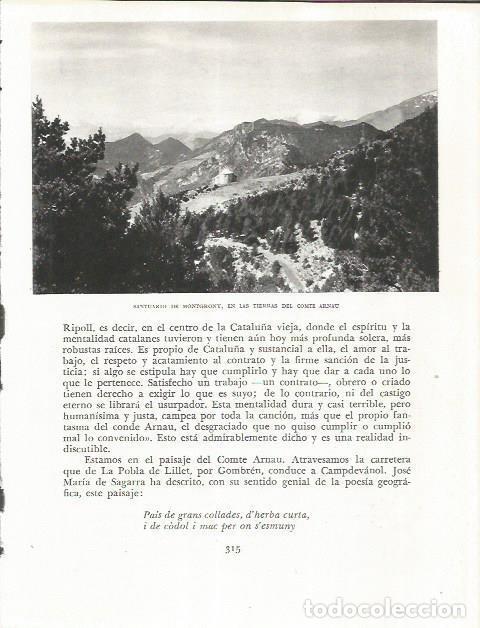 Otros art&iacute;culos de coleccionismo en papel: LAMINA 21664: Santuario de Montgrony - Josep Pla