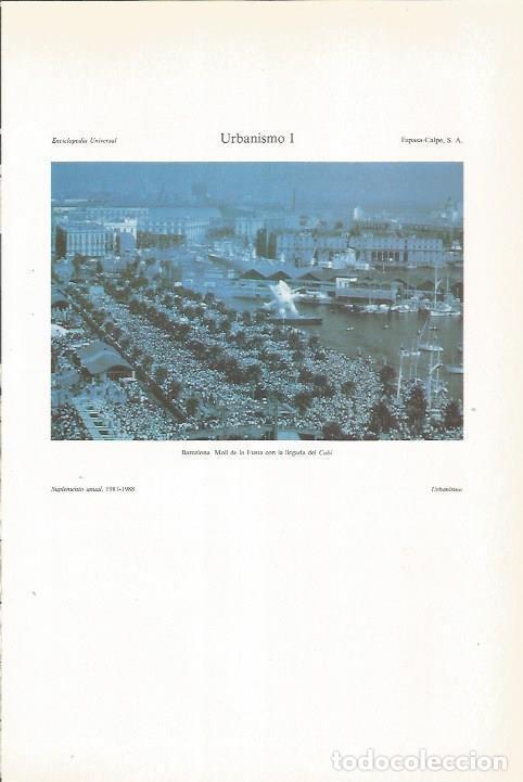 Otros art&iacute;culos de coleccionismo en papel: LAMINA ESPASA 35444: Moll de la Fusta de Barcelona - Varios