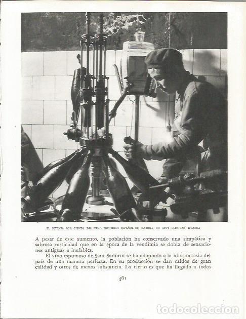Otros art&iacute;culos de coleccionismo en papel: LAMINA 21722: Elaboracion de cava en Sant Sadurni d'Anoia - Josep Pla