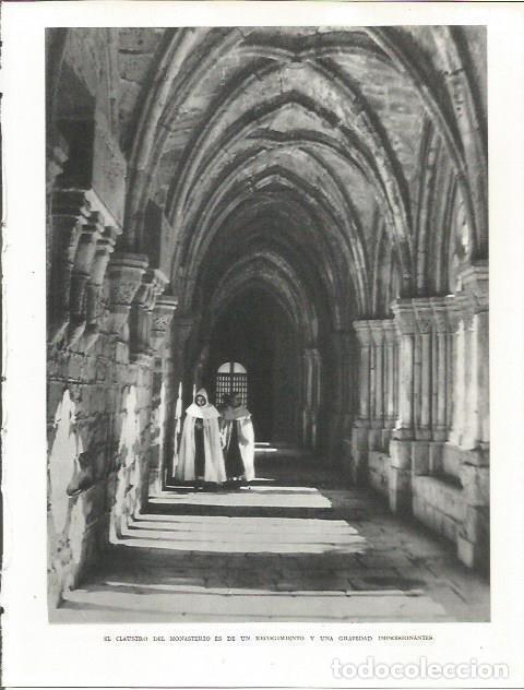 Otros art&iacute;culos de coleccionismo en papel: LAMINA 21732: Claustro del Monasterio de Poblet - Josep Pla