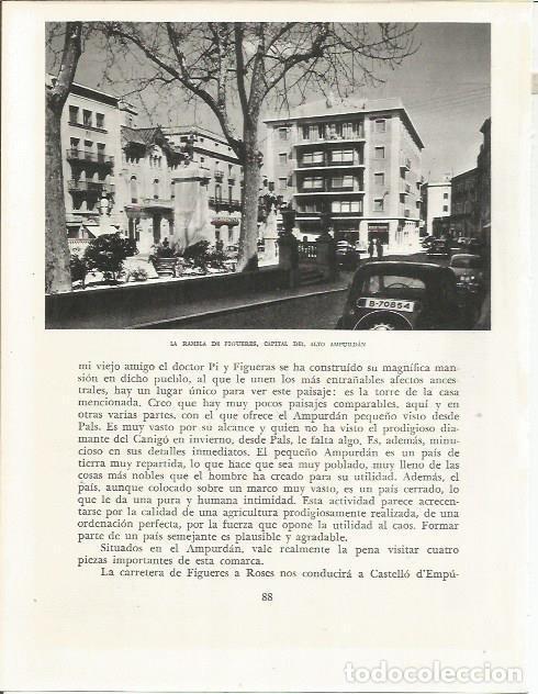 Otros art&iacute;culos de coleccionismo en papel: LAMINA 21578: Rambla de Figueres - Josep Pla