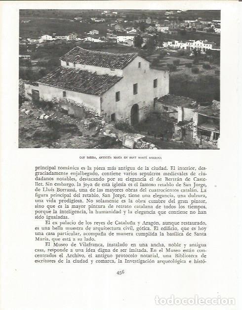 Otros art&iacute;culos de coleccionismo en papel: LAMINA 21720: Can Barra en Sant Marti Sarroca - Josep Pla