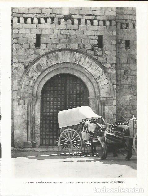 Otros art&iacute;culos de coleccionismo en papel: LAMINA 21730: Puerta y carro en Montblanc - Josep Pla