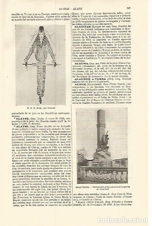 Otros art&iacute;culos de coleccionismo en papel: LAMINA ESPASA 10822: M.R. H. de Alastair - Varios
