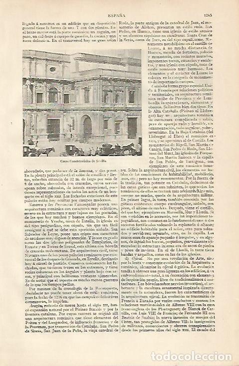 Otros art&iacute;culos de coleccionismo en papel: LAMINA ESPASA 10347: Ayuntamiento de Sevilla - Varios