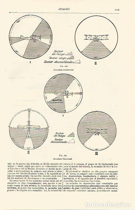 Otros art&iacute;culos de coleccionismo en papel: LAMINA ESPASA 10926: Aeroplano bipersonal - Varios