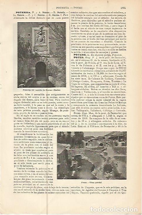 Otros art&iacute;culos de coleccionismo en papel: LAMINA ESPASA 10602: Castillo de Sorano Italia - Varios