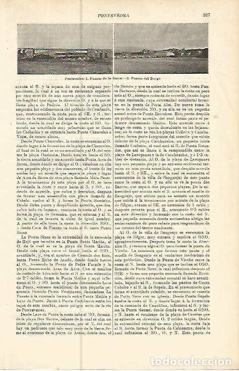 Otros art&iacute;culos de coleccionismo en papel: LAMINA ESPASA 10492: Puentes de Pontevedra - Varios