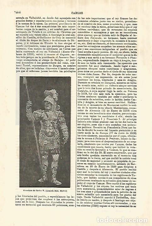 Otros art&iacute;culos de coleccionismo en papel: LAMINA ESPASA 28351: Armadura de Carlos V - Varios