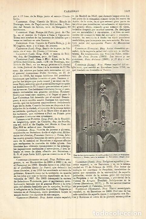 Otros art&iacute;culos de coleccionismo en papel: LAMINA ESPASA 28408: Ara&ntilde;a gotica de la catedral de Barcelona - Varios