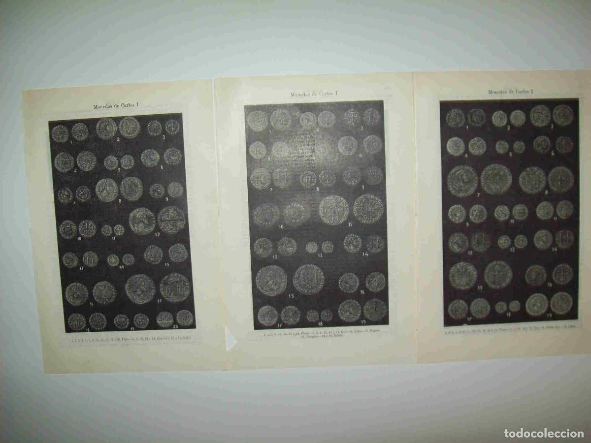 Otros art&iacute;culos de coleccionismo en papel: LAMINA ESPASA 28353: Monedas de Carlos I - Varios