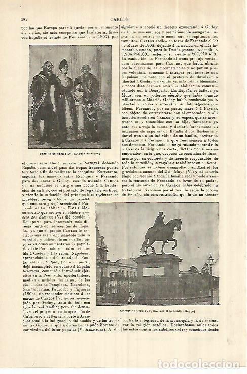 Otros art&iacute;culos de coleccionismo en papel: LAMINA ESPASA 28358: Familia de Carlos IV dibujo de Goya - Varios