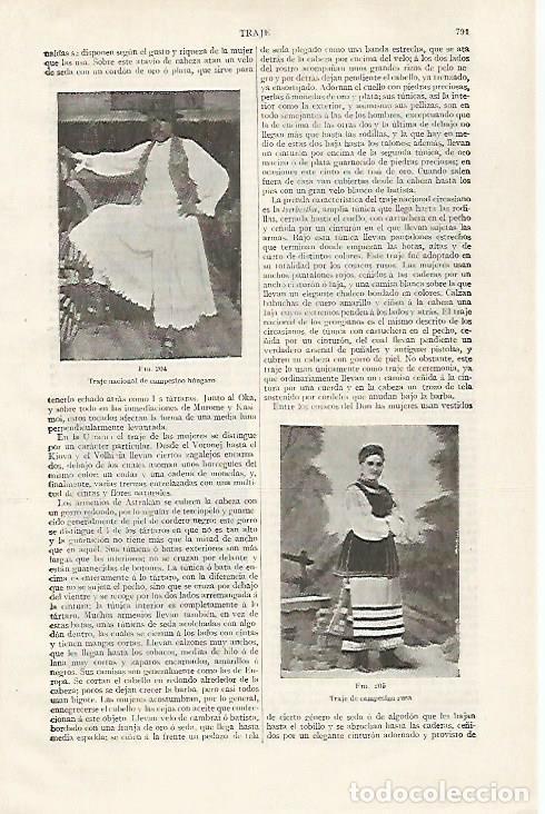 Otros art&iacute;culos de coleccionismo en papel: LAMINA ESPASA 28457: Traje nacional de campesino de Hungria - Varios