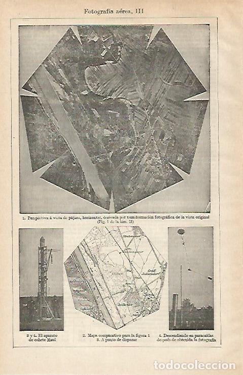 Otros art&iacute;culos de coleccionismo en papel: LAMINA ESPASA 28502: Fotografia aerea - Varios