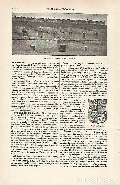 Otros art&iacute;culos de coleccionismo en papel: LAMINA ESPASA 28702: Palacio de Cogolludo Guadalajara - Varios