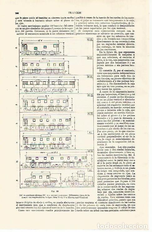Otros art&iacute;culos de coleccionismo en papel: LAMINA ESPASA 28741: Locomotoras empleadas en Nueva York - Varios