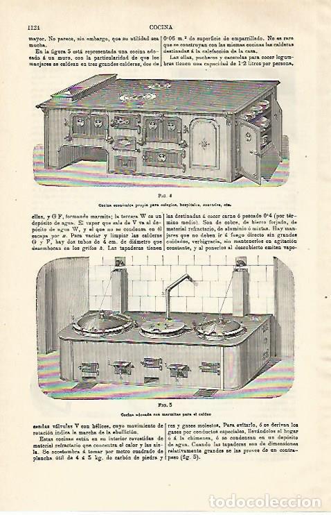 Otros art&iacute;culos de coleccionismo en papel: LAMINA ESPASA 28684: Cocinas - Varios