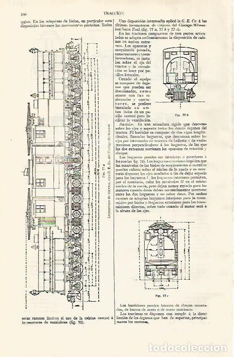 Otros art&iacute;culos de coleccionismo en papel: LAMINA ESPASA 28738: Locomotora de viajeros - Varios