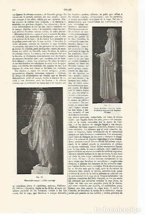 Otros art&iacute;culos de coleccionismo en papel: LAMINA ESPASA 28778: Romano vestido con toga - Varios