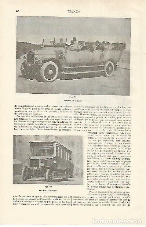 Otros art&iacute;culos de coleccionismo en papel: LAMINA ESPASA 28734: Autobus de turismo - Varios