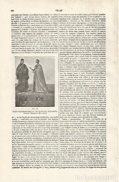 Otros art&iacute;culos de coleccionismo en papel: LAMINA ESPASA 28785: Trajes nupciales del siglo XV - Varios
