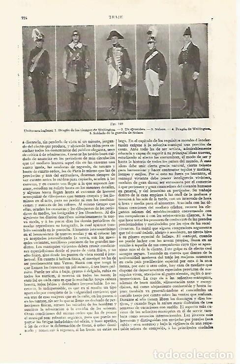 Otros art&iacute;culos de coleccionismo en papel: LAMINA ESPASA 28805: Uniformes de Inglaterra - Varios
