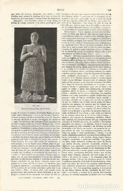 Otros art&iacute;culos de coleccionismo en papel: LAMINA ESPASA 28823: Esstatua de Lugaldalu rey de Adab - Varios