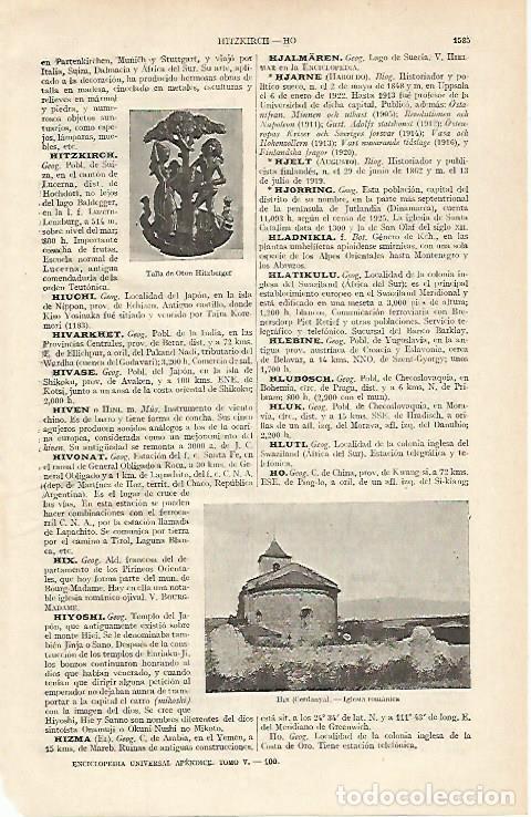 Otros art&iacute;culos de coleccionismo en papel: LAMINA ESPASA 16231: Iglesia romanica de Hix Francia - Varios