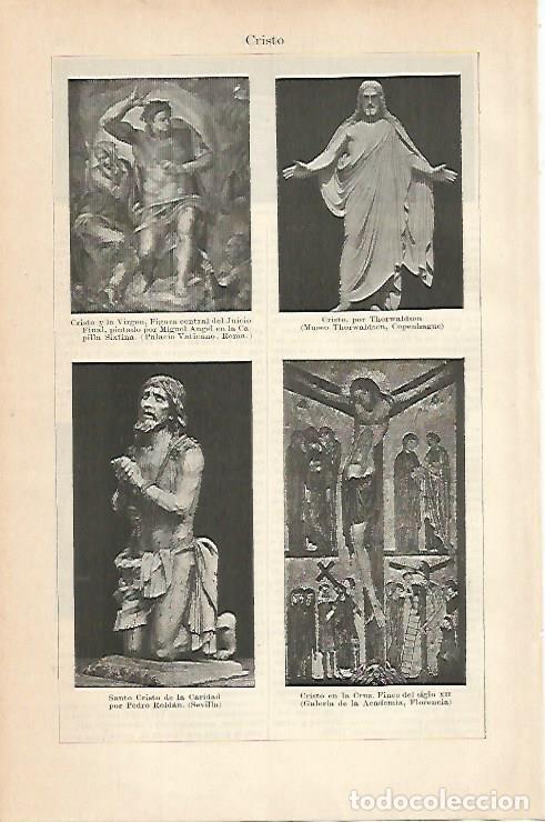 Otros art&iacute;culos de coleccionismo en papel: LAMINA ESPASA 14225: Representaciones de Cristo - Varios