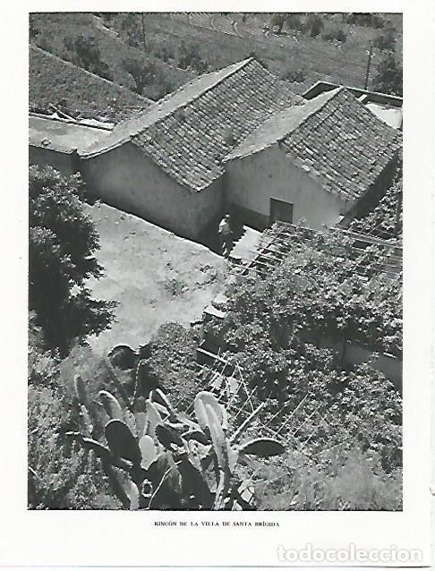 Sammelleidenschaft Andere Papierartikel: LAMINA 10304: Villa de Santa Brigida - Claudio de la Torre