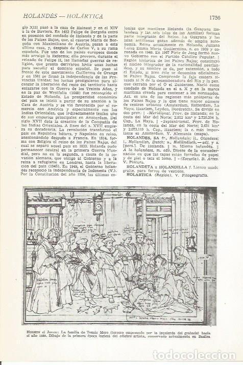 Otros art&iacute;culos de coleccionismo en papel: LAMINA 22297: La familia de Tomas Moro, por Holbein el Joven - VVAA