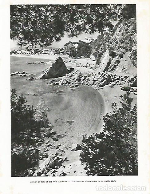 Otros art&iacute;culos de coleccionismo en papel: LAMINA 10462: Playa de Lloret de Mar - Josep Pla