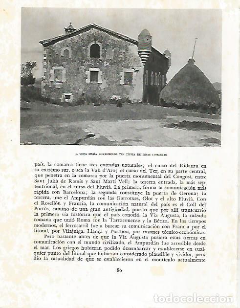 Otros art&iacute;culos de coleccionismo en papel: LAMINA 10468: Masia fortificada - Josep Pla