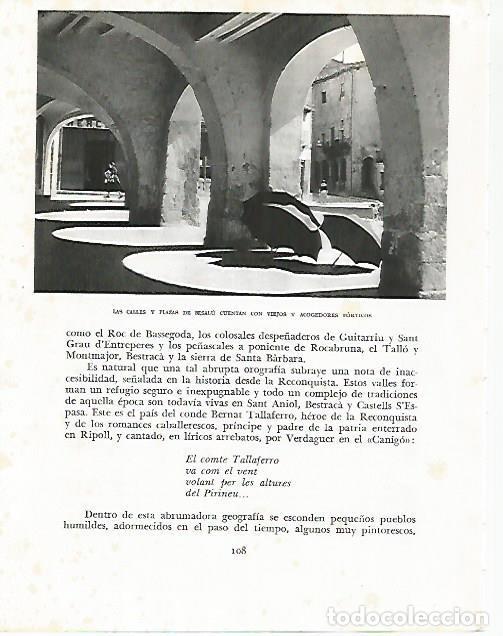Otros art&iacute;culos de coleccionismo en papel: LAMINA 10478: Calles de Besalu Girona - Josep Pla