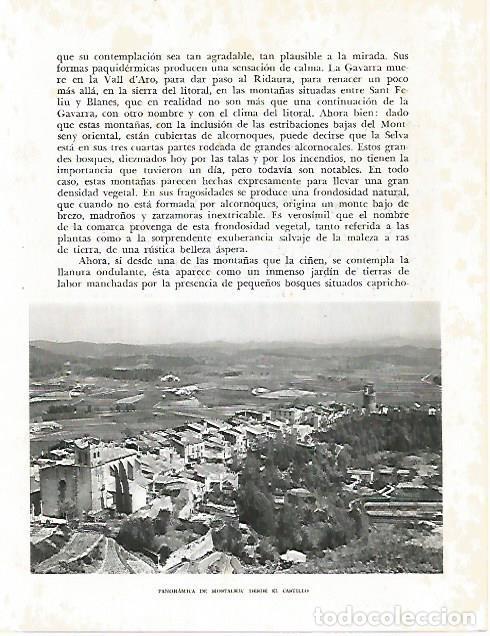 Otros art&iacute;culos de coleccionismo en papel: LAMINA 10444: Vista de Hostalric - Josep Pla