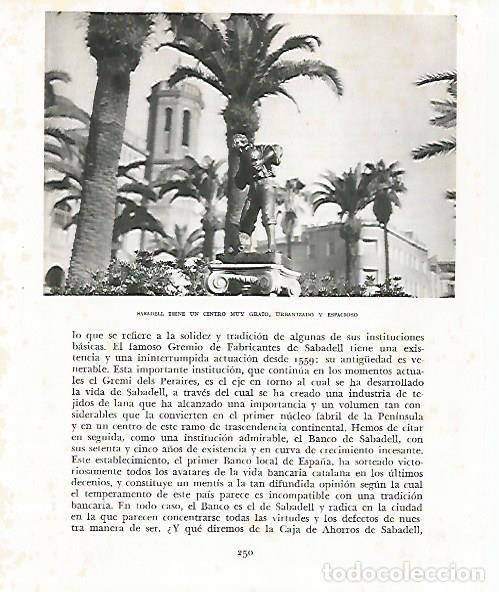 Otros art&iacute;culos de coleccionismo en papel: LAMINA 10534: Sabadell - Josep Pla