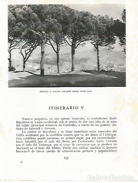 Otros art&iacute;culos de coleccionismo en papel: LAMINA 10531: Barcelona desde el Tibidabo - Josep Pla