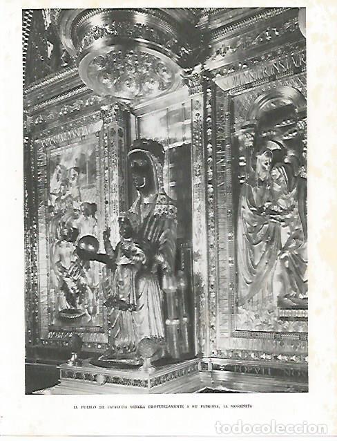 Otros art&iacute;culos de coleccionismo en papel: LAMINA 10541: Virgen de Montserrat - Josep Pla